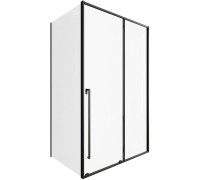 Душевой уголок Allen Brau Fantasy 130x80 3.11007.31 + 3.11012.31 черный матовый