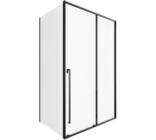 Душевой уголок Allen Brau Fantasy 130x80 3.11007.31 + 3.11012.31 черный матовый