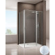 Душевой уголок Allen Brau Priority 120x100 3.31008.BA + 3.31020.BA серебро браш