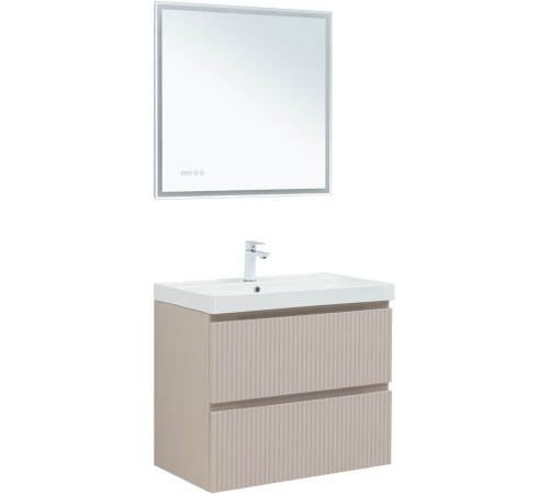 Тумба под раковину Aquanet Джейн (Flat) 80 бежевый