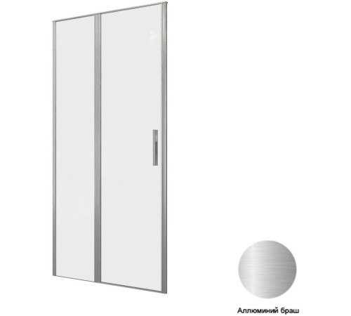 Душевая дверь Allen Brau Priority 100 3.31029.BA серебро браш