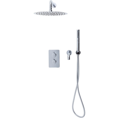 Душевой комплект Allen Brau Priority 5.31014-00 (с внутренней частью, 3 выхода) хром