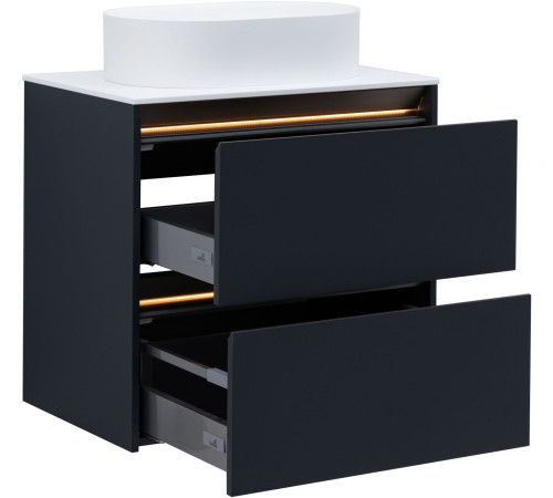 Тумба под раковину Allen Brau Activity 70 1.34011.AM антрацит матовый/олива браш