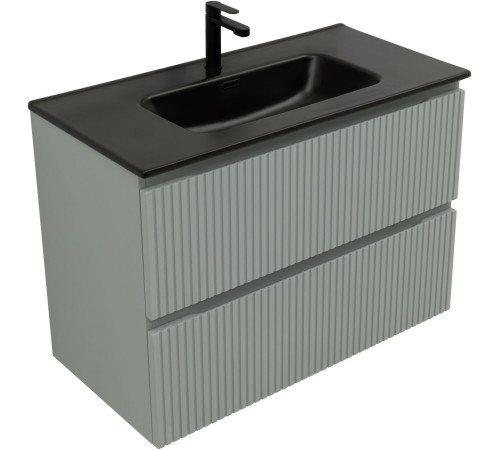 Тумба под раковину Aquanet Джейн (Flat) 90 мисти грин