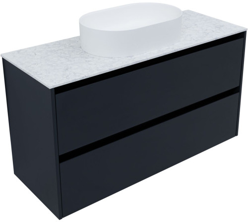 Тумба под раковину Allen Brau Activity 120 1.34007.AM антрацит матовый/черный браш