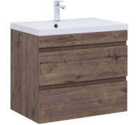 Тумба под раковину Aquanet Нота New 75 дуб веллингтон табак