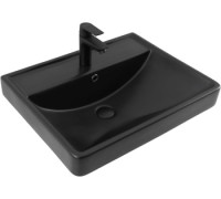 Раковина Aquanet Ирис 60 черная матовая