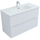 Тумба под раковину Aquanet Джейн 100 белый матовый