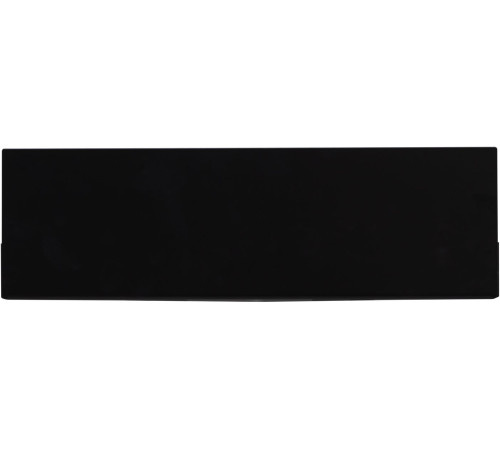 Полка Aquanet Магнум Н 28x28 черная матовая, угловая