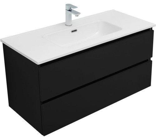 Тумба под раковину Aquanet Вега 2.0 100 черный