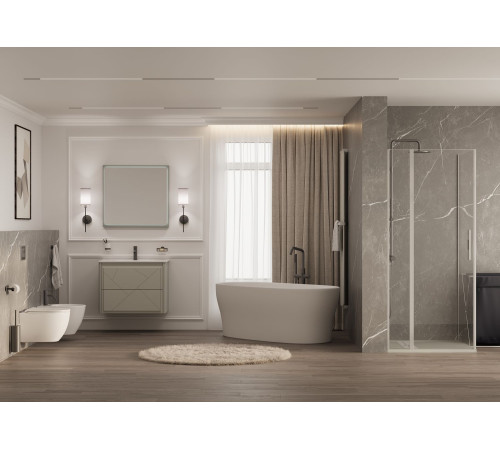 Тумба под раковину Allen Brau Paris 80 1.360001.BGM синий матовый