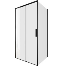 Душевой уголок Aquanet Pleasure Evo 100x80 AE65-100x80-BT профиль черный, прозрачное стекло