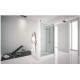 Душевая дверь Aquanet Alfa NAA6121 130, прозрачное стекло
