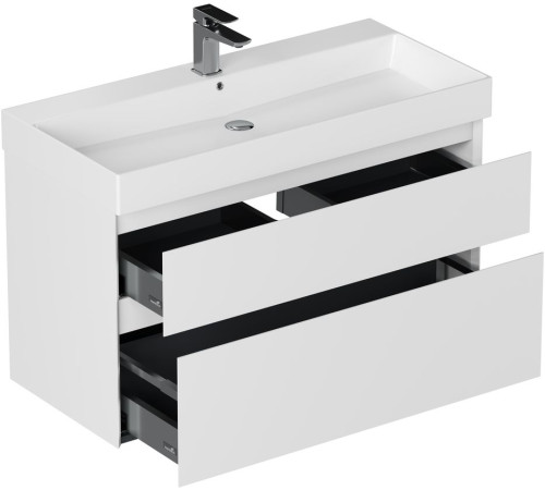 Тумба под раковину Allen Brau Infinity 100 1.210027.WM белый матовый