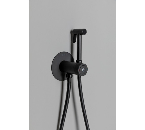 Смеситель с гигиеническим душем Allen Brau Liberty 5.33005-31 (с внутренней частью) черный матовый