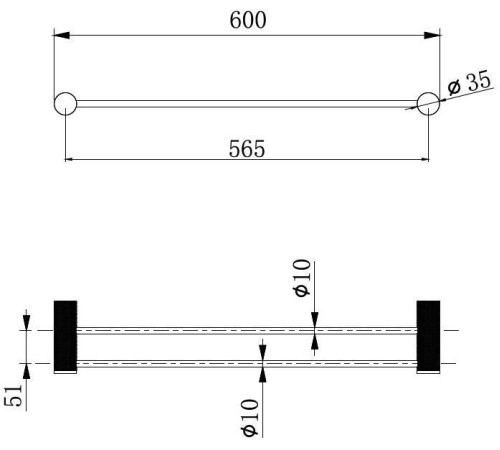 Держатель для полотенца Allen Brau Priority 4.0 6.31C12-MG графит браш