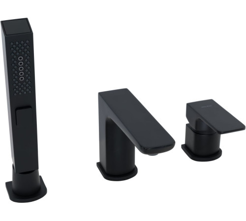 Смеситель на борт ванны Allen Brau Infinity 5.21008-31 (с внутренней частью) черный матовый