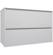 Тумба под раковину Allen Brau Activity 100 1.34006.WM белый матовый/черный браш