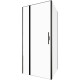 Душевой уголок Allen Brau Priority 90x100 3.31027.BBA + 3.31048.BBA черный браш