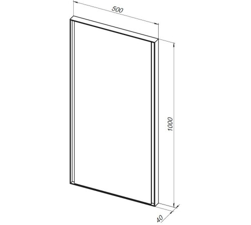 Зеркало Allen Brau Infinity 50 1.21021.WT белый