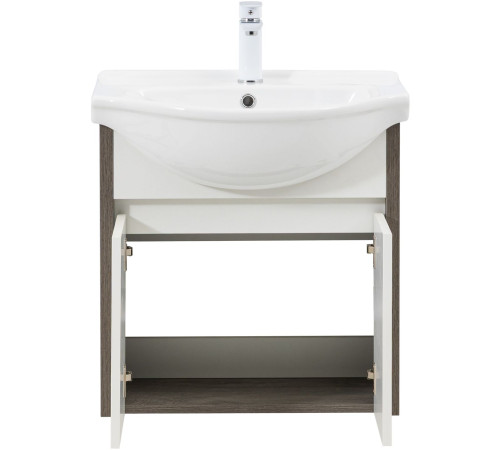 Тумба под раковину Aquanet Сидней 60 дуб рошелье/белый