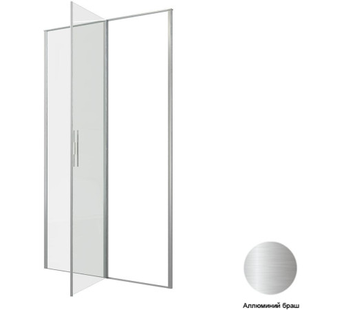Душевая дверь Allen Brau Priority 120 3.31032.BA серебро браш