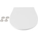 Крышка-сиденье для унитаза Allen Brau Fantasy Smartfix, Soft-Close 4.11005.20 белый глянец