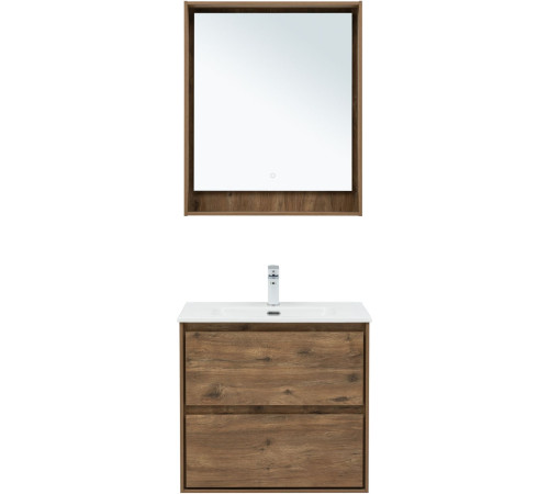 Тумба под раковину Aquanet Милан 70 дуб рустикальный