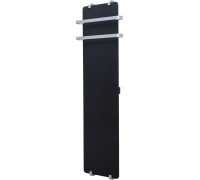 Полотенцесушитель электрический Allen Brau Infinity 140x44 с рейлингом 2.0 и креплением, серебро браш