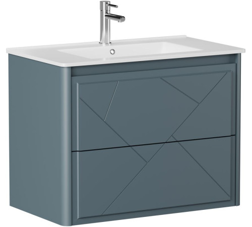 Тумба под раковину Allen Brau Paris 80 1.360001.BGM синий матовый