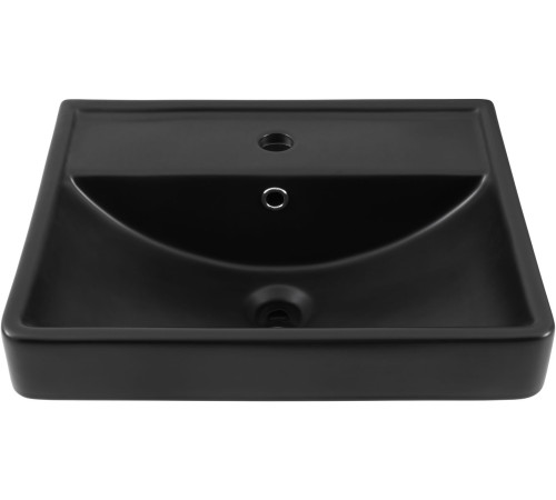 Раковина Aquanet Ирис 50 черная матовая