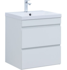 Тумба под раковину Aquanet Нота New 60 белый глянец