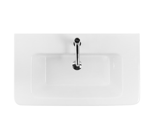 Тумба под раковину Aquanet Эмбер 80 белый матовый