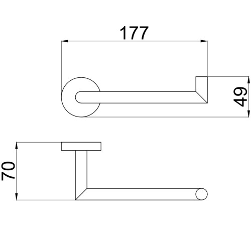 Держатель туалетной бумаги Allen Brau Priority 6.31007-31 черный матовый