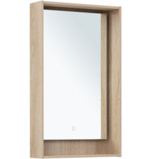 Зеркало Aquanet Милан 50 дуб светлый