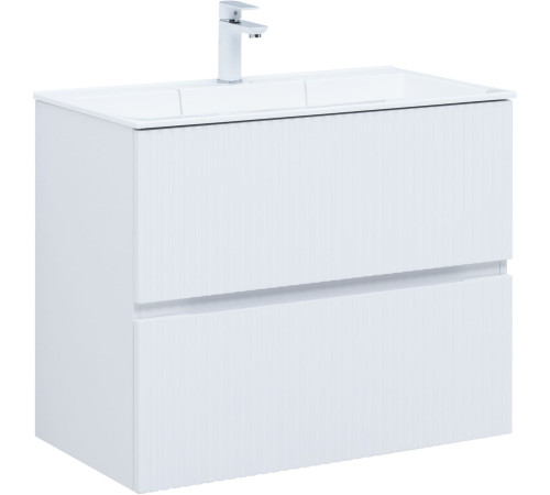 Тумба под раковину Aquanet Джейн 80 белый матовый