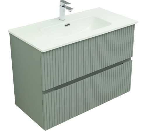 Тумба под раковину Aquanet Джейн 90 мисти грин