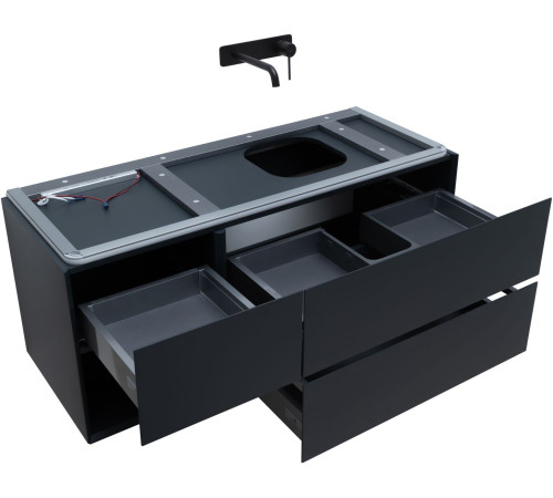 Тумба под раковину Allen Brau Infinity 120 1.21007.AM R антрацит матовый