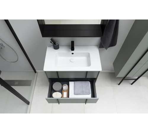 Тумба под раковину Allen Brau Reality 80 1.32005.CGM олива матовый