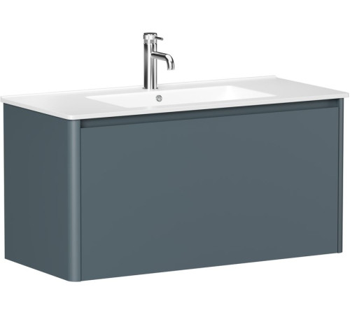 Тумба под раковину Allen Brau Gravity 100 1.370014.BGM синий матовый