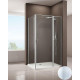 Душевой уголок Allen Brau Priority 100x100 3.31005.BA + 3.31020.BA серебро браш
