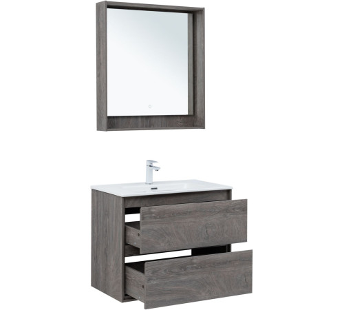 Тумба под раковину Aquanet Милан 80 дуб рошелье