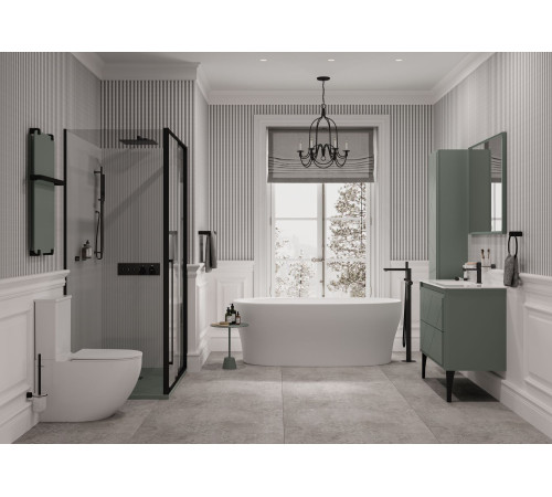 Тумба под раковину Allen Brau Paris 100 1.360002.CGM олива матовый