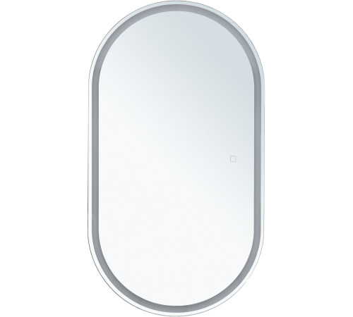 Зеркальный шкаф Aquanet Монте 50 белый, с LED подсветкой