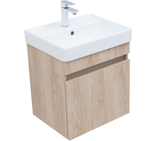Тумба под раковину Aquanet Оптима 50 дуб светлый