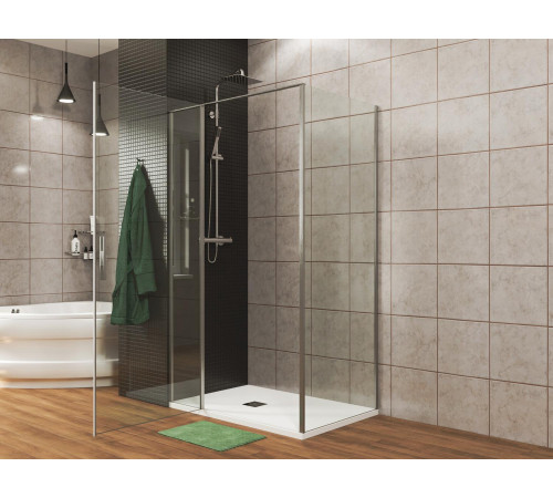 Душевой уголок Allen Brau Priority 100x80 3.31004.00 + 3.31013.00 хром