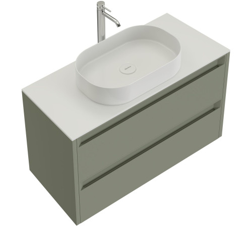 Тумба под раковину Allen Brau Fantasy 120 1.11005.CGM 2.0 олива матовый