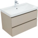 Тумба под раковину Aquanet Вега 2.0 80 бежевый