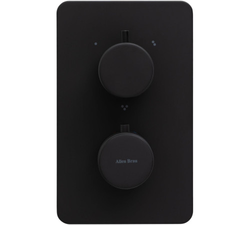 Смеситель для ванны Allen Brau Priority 5.31314-31 (с внутренней частью, 3 выхода) черный матовый