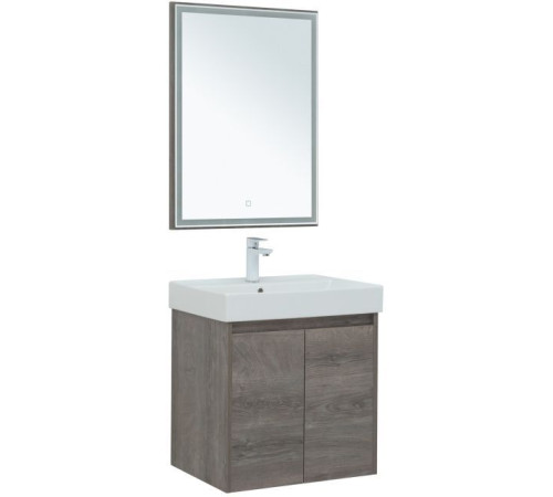 Мебель для ванной Aquanet Nova Lite 60 дуб рошелье (2 дверцы)